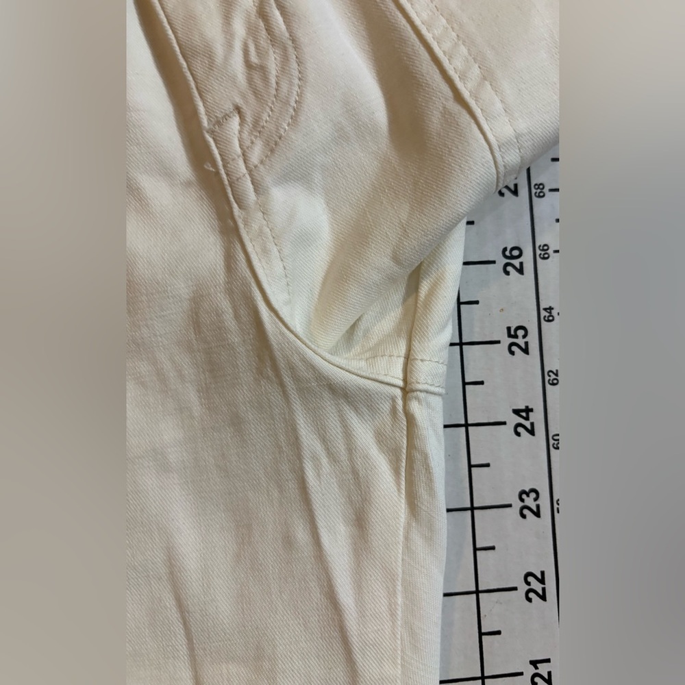 NWT Pistola Women’s Size 28 Ecru High Rise Cropped Utility Pant - Picture 9 of 10